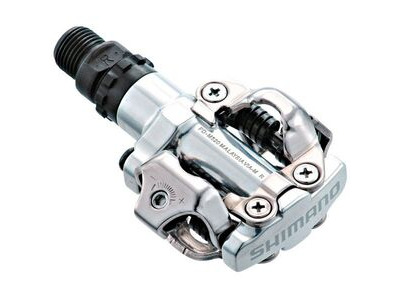 Shimano PD-M520 MTB SPD pedals - two sided mechanism, silver