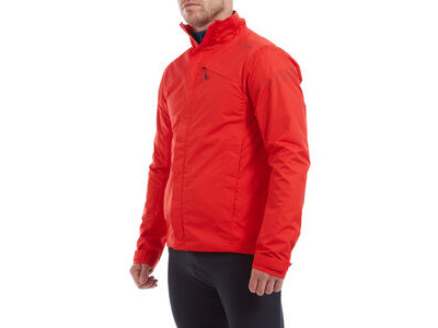 Shimano Nightvision Nevis Men's Waterproof Cycling Jacket Red