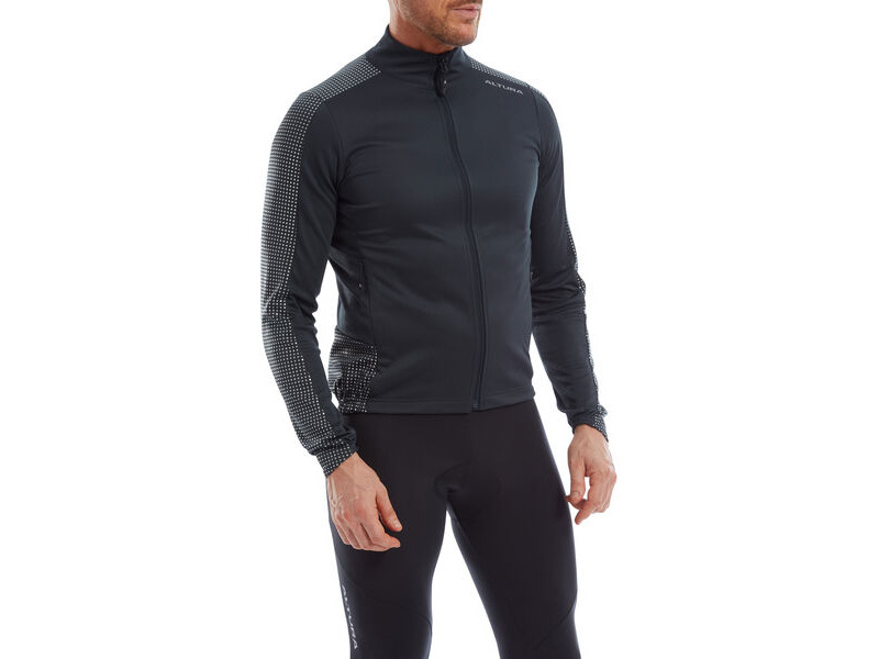 Shimano Nightvision Men's Long Sleeve Jersey Navy click to zoom image