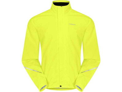 Shimano Protec men's 2-Layer waterproof jacket, hi-viz yellow