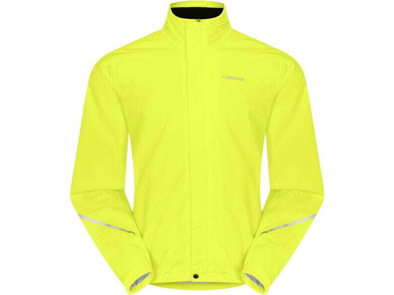 Shimano Protec men's 2-Layer waterproof jacket, hi-viz yellow click to zoom image