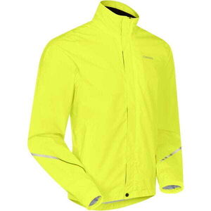 Shimano Protec men's 2-Layer waterproof jacket, hi-viz yellow click to zoom image