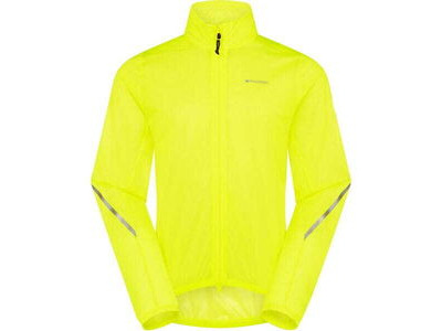 Shimano Flux 2L Ultra-Packable Waterproof Jacket, men's, hi-viz yellow