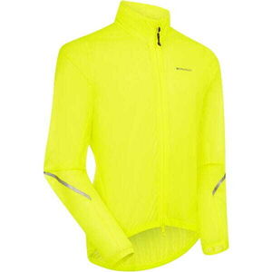 Shimano Flux 2L Ultra-Packable Waterproof Jacket, men's, hi-viz yellow click to zoom image