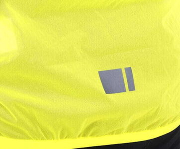 Shimano Flux 2L Ultra-Packable Waterproof Jacket, men's, hi-viz yellow click to zoom image