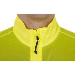 Shimano Flux 2L Ultra-Packable Waterproof Jacket, men's, hi-viz yellow click to zoom image