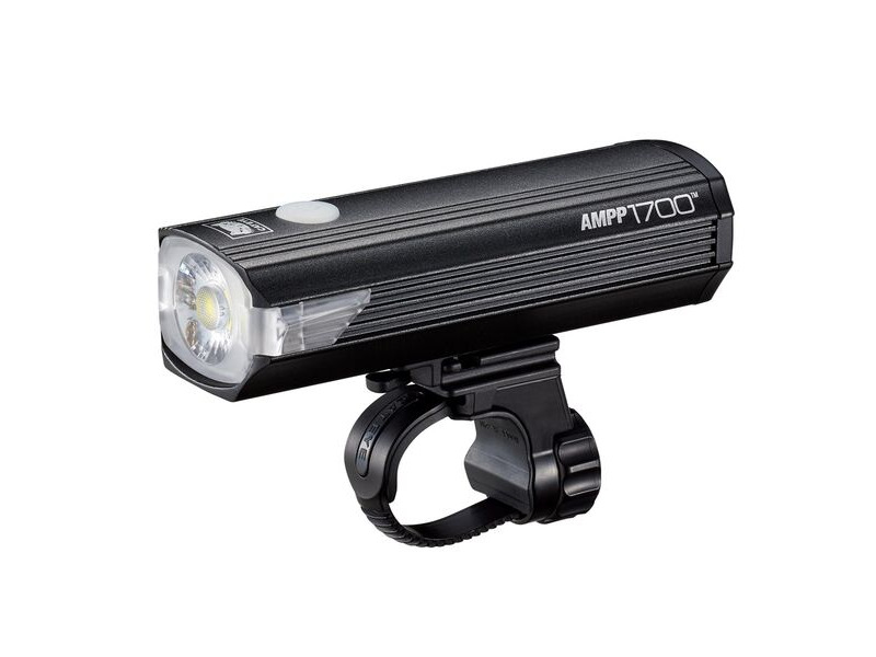 Cateye Ampp 1700 Front Bike Light: Black click to zoom image